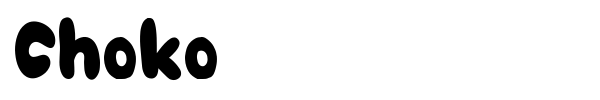 Choko font