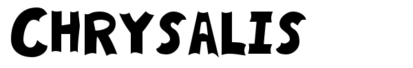 Chrysalis font preview
