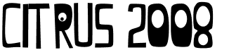 Citrus 2008 font