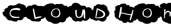 Cloud Home font