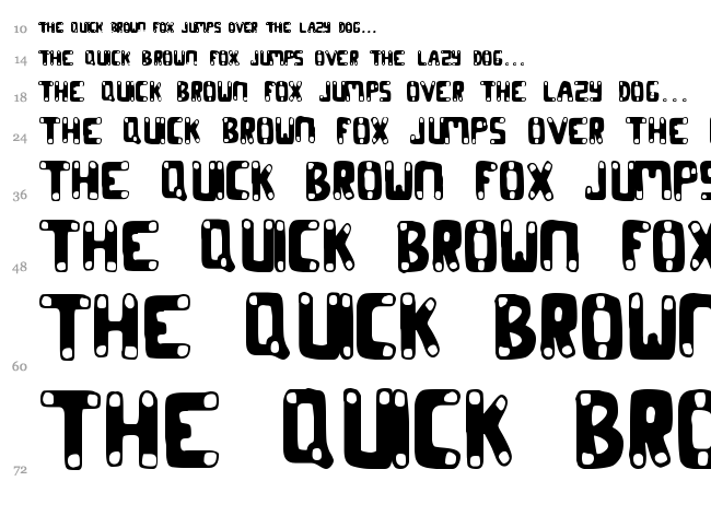 Codon font waterfall