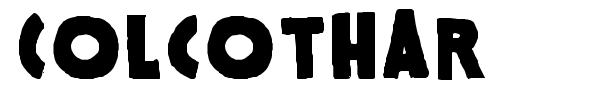 Colcothar font