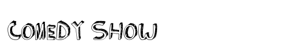 Comedy Show font