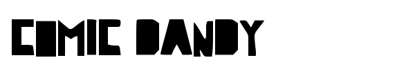 Comic Dandy font