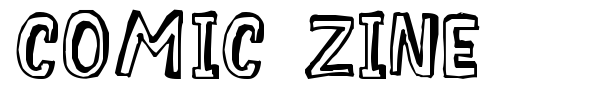 Comic Zine font