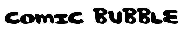 Comic Bubble font