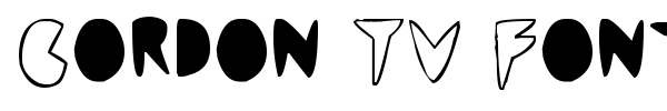 Cordon TV Font font