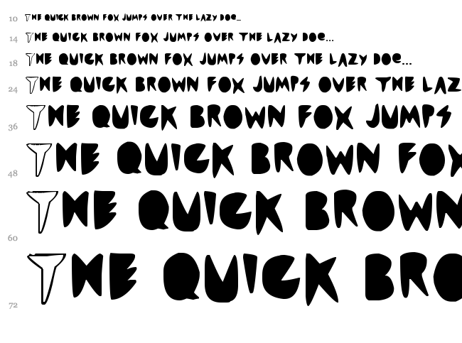 Cordon TV Font font waterfall