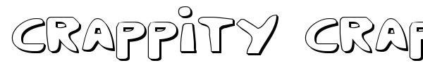Crappity Crap Crap font preview