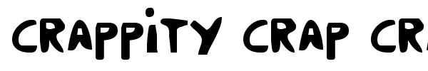Crappity Crap Crap font preview
