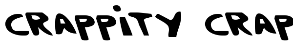 Crappity Crap Crap font preview