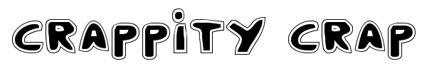 Crappity Crap Crap font preview