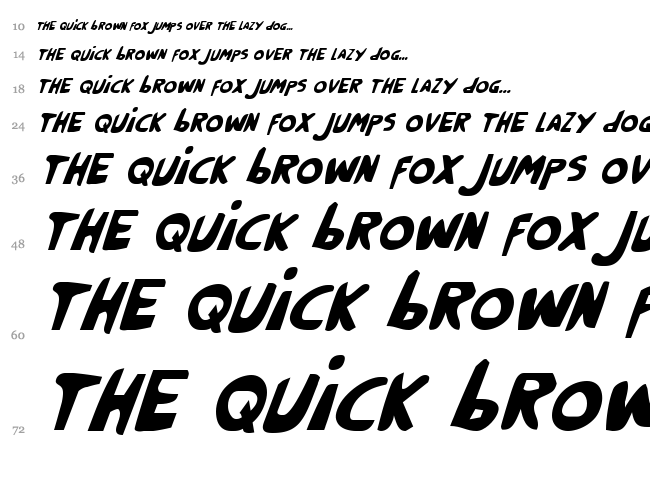 Crappity Crap Crap font waterfall