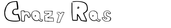 Crazy Ras font