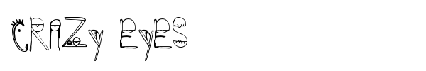 Crazy Eyes font