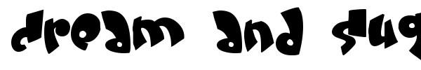 Cream and sugar font