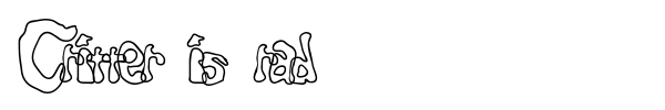 Critter is rad font