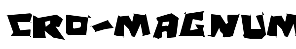 Cro-Magnum font preview