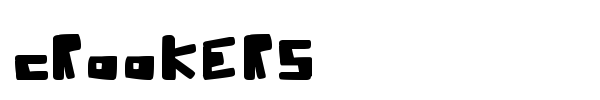 Crookers font