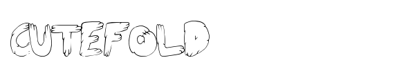 CuteFold font