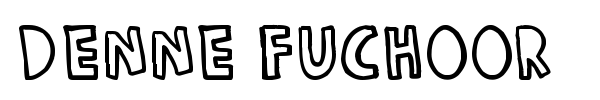 Denne Fuchoor font