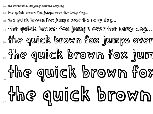 Denne schooLgirL font waterfall