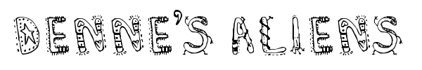 Denne's Aliens font