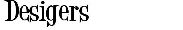 Desigers font