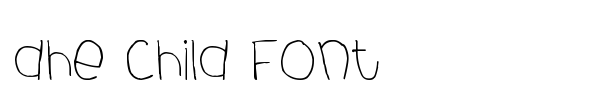 Dhe Child Font font
