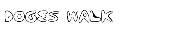 Doges Walk font