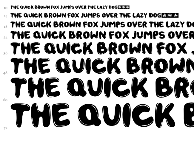 Dragon Ball font waterfall