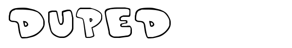 Duped font preview
