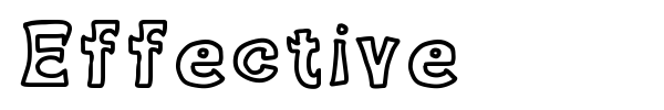Effective font