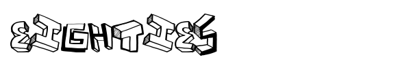 Eighties font
