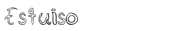 Esquiso font