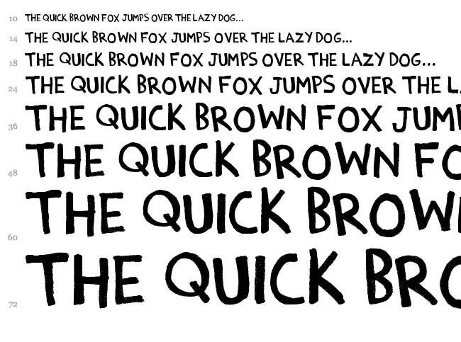 Estoy Bueno font waterfall