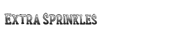 Extra Sprinkles font