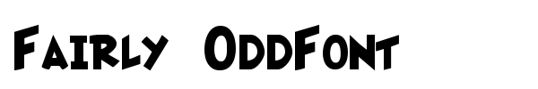 Fairly OddFont font
