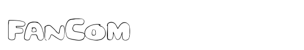 FanCom font