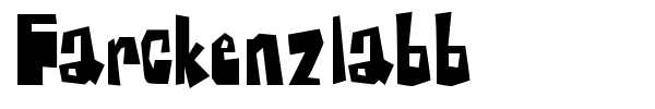 Farckenzlabb font