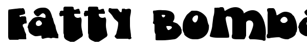 Fatty Bombatty font