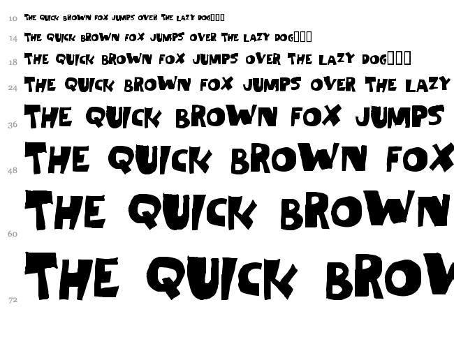 Fayuca font waterfall