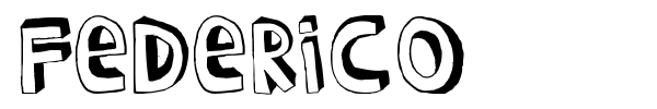 Federico font preview