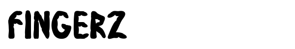 Fingerz font