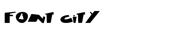 Font City font preview
