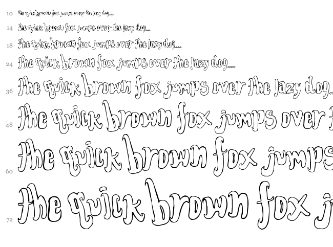 Font for the dumped font waterfall