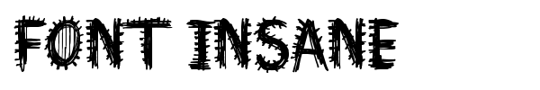 Font Insane font