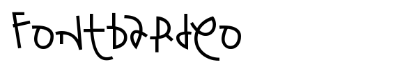 Fontbardeo font