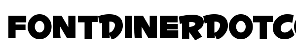 Fontdinerdotcom Huggable font