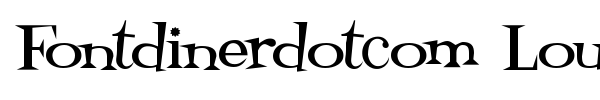 Fontdinerdotcom Loungy font